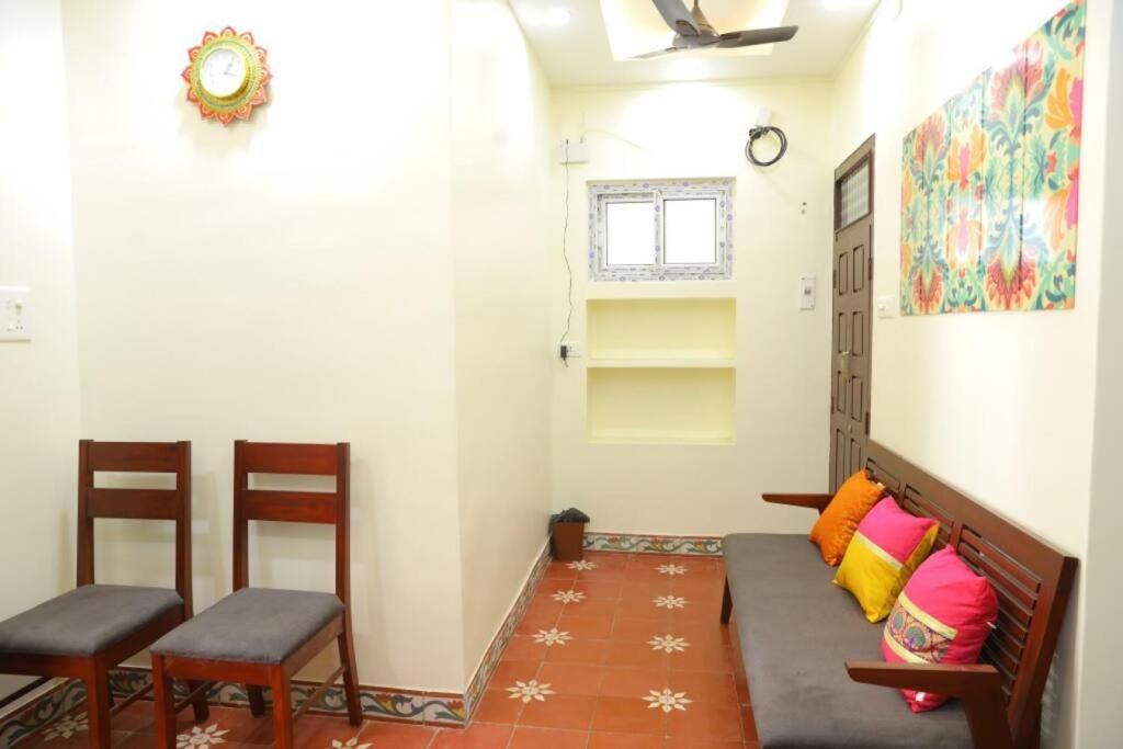 Heritage Home With 3 Bed/3 Bath With Kitchen In A Residential Neighborhood. Madurai Bagian luar foto